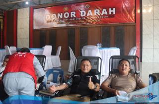 Polresta Deli Serdang Gelar Donor Darah Sambut Hari Jadi ke-74 Humas Polri