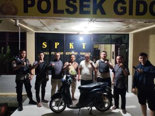 Hilang di Halaman Kantor Bupati, Sepeda Motor Berhasil Ditemukan Personil Polsek Gido