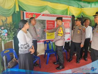 Polres Pelabuhan Belawan Lakukan Pengecekan Pos Pengamanan Ops Ketupat Toba 2025