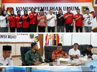 PWDPI Riau Gelar Audiensi Dan Silahturahmi Dengan KPU Provinsi Riau