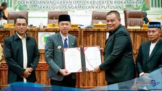 APBD-P Kabupaten Rohil Disahkan Sebesar Rp 2,4 Triliun