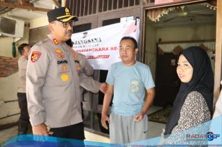 Kapolres Langkat Anjangsana ke Personel yang Sakit, Wujud Kepedulian di Hari Bhayangkara ke79