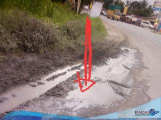 Proyek  Pemeliharaan Jalan Nasional Duri Kandis Sp Palas Siak Diduga Gagal