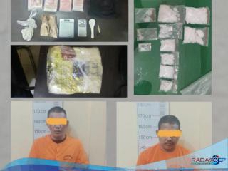 Sat Narkoba Polres Langkat Kembali Amankan Dua orang Pria Atas Kepemilikan Narkotika Jenis Sabu