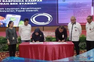 Wakili Pj.Bupati Kampar, Sekda Hambali Buka High Level Meeting TP2DD