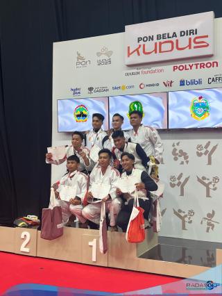 Personel Satbrimob Polda Sumut Raih Medali Perunggu di PON Cabang Beladiri Judo