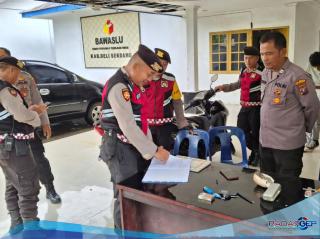 Sat Samapta Polresta Deli Serdang Intensifkan Patroli Ke Kantor KPU, BAWASLU dan Gudang Logistik Pilkada Tahun 2024