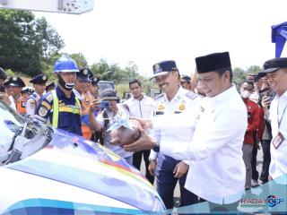 Pj Walikota Launching Mobil Layanan Cepat LPJU dan Bus TMP Gratis Bagi ASN