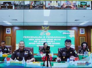 Wakajati Riau Mengikuti Kegiatan Perkenalan Jaksa Agung Muda Pidana Militer