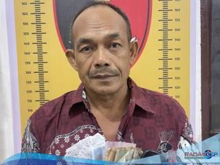 Satreskrim Polres Sergai Membekuk Seorang Pria Pelaku Perjudian