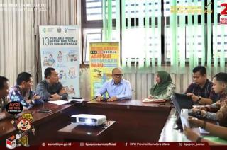 KPU SUMUT Audiensi Dengan Dinkes, Persiapan Pemeriksaan Kesehatan Calon Kepala Daerah