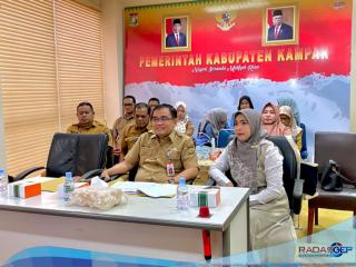 Pemkab Kampar Ikuti Rakor Inflasi Periode Agustus 2023 Dengan Kemendagri Tito Karnavian