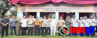 Pemkab Kuansing Dan Unsur TNI POLRI Tinjau Kesiapan Lebaran Idul Fitri
