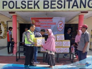 Polres Langkat Gelar Bakti Sosial di Wilayah Hukum Polsek Besitang