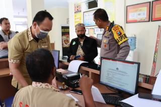 Quick Wins Presisi Polres Pamekasan Pastikan Pelayanan SPKT Berjalan Baik