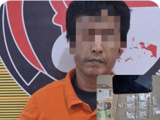 Sat Narkoba Polres Pelabuhan Belawan Menangkap Seorang Pengedar Narkoba