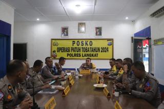 Sepekan Oprasi Patuh Toba 2024, Polres Langkat Keluarkan 515 Tilang