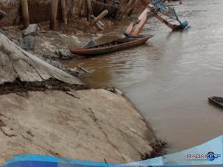 Kondisi Turap di Ulak Patian Sangat Memprihatinkan! Tokoh Riau Ini Minta Pemkab Rohul Segera PerbaikiÂ 