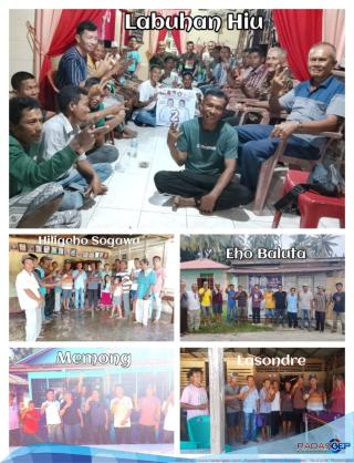 Efektif Tim Pemenangan Kepulauan Batu Gencar Raup Simpatisan Masyarakat
