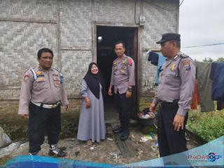 Polsek Tanjung Beringin Gelar Baksos dan Bantu Warga Kurang Mampu