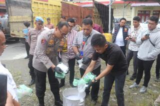 Polres Langkat Musnahkan Barang Bukti Sabu Seberat 21.426,58 Gram Sabu
