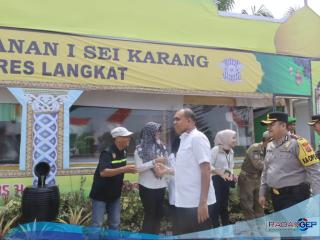 Kapolres Langkat Bersama Pj Bupati Tinjau Pos Yan Ketupat Toba 2024