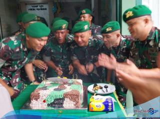 Jajaran Polresta Deli Serdang Berikan surprise Di HUT TNI Ke 79