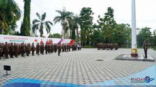 Wakajati Riau Terima Apel Kerja Pagi