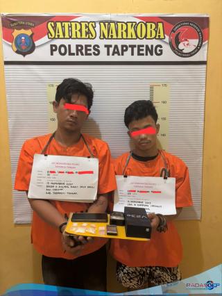 Dua Pengedar Narkoba Ditangkap di Tapteng dan Sibolga, Sabu Bruto 12,61 Gram Disita