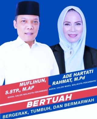 Ratusan Simpatisan Pro UUN Berkumpul, Solidkan Paslon Uun - Ade untuk Pimpin Kota Pekanbaru