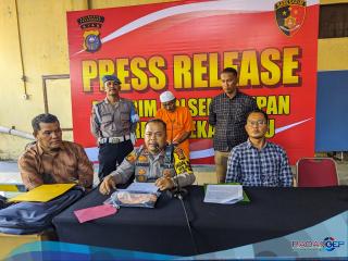 Seorang Kakek Menabuli 3 Orang Anak Dibawah Umur Ditangkap Polsek Tampan