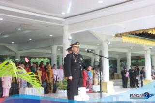 Kapolres Langkat pimpin Upacara HUT Bhayangkara ke-78 Tahun 2024
