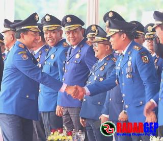 Apresiasi Semangat Petugas, Pj Wali Kota Pekanbaru Hadiri HUT Ke-104 Tahun Damkar Di Jakarta