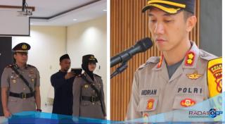 Kapolres Lantik Kasat Reskrim dan Kasat Lantas  Polres Rohil