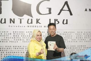 Bupati Nobar Pemutaran Film Toga Untuk Ibu Karya Anak Rohil