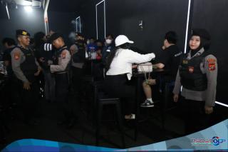 Polda Sumut Gelar Razia Gabungan di THM Helens Night Mart