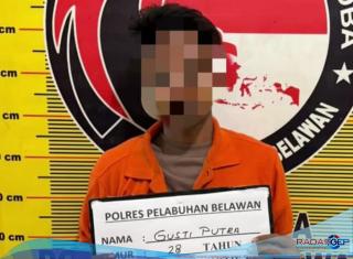 Sat Narkoba Polres Pelabuhan Belawan Tangkap Pengedar Sabu di Kota Bangun