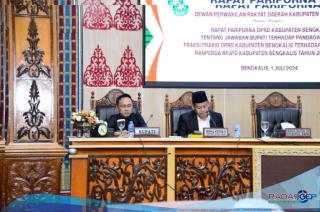 Bupati Bengkalis Jawab Pandangan Fraksi Terhadap Ranperda RPJPD 2025-2045
