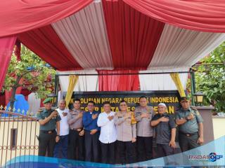 Kapolrestabes Medan MeresmikanÂ perubahan Nomenklatur Polsek Percut Sei Tuan menjadi Polsek Medan Tembung