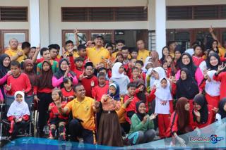 Kapolres Langkat Gelar Olahraga Bersama Siswa SLB Negeri Stabat, Wujud Kepedulian dan Dukungan untuk Anak Berkebutuhan Khusus