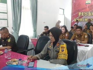 Mewakili Kapolresta Deli Serdang, Wakapolresta Deli Serdang Hadiri Kegiatan Komunikasi Sosial di Makodim 0204/DS