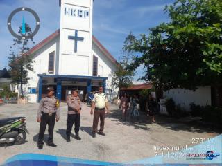 Polres Deli Serdang Berikan Pesan Kamtibmas Melalui Kegiatan Minggu Kasih