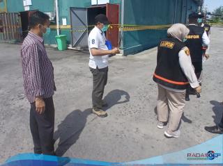 Puslabfor Polda Sumut Olah TKP Laka Kerja di PT  Aqua Farm Nusantara