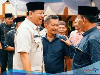 Bupati Kuansing Hadiri Audiensi Sekaligus Peresmian Balai Adat Kenegerian Simandolak