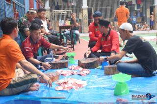 Rutan Kelas I Labuhan Deli Gelar Sholat Idul Adha 1445 H Dan Penyembelihan Hewan Qurban
