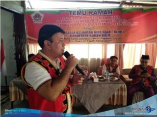 Fajar Lase Bangga Bertemu Keluarga Besar IKNR Rohul