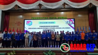 Perdana Di Indonesia, Asisten III Setdako Dumai Saksikan Pelantikan Pengurus Daerah KBPPAJ Riau