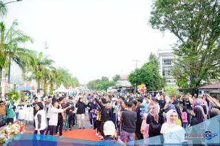 Pj. Bupati Kampar Ikuti Car Free Day Sekaligus Membuka acara Open Ceremony