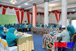 TP- PKK Kabupaten Kampar Adakan Pertemuan Terkait Crash Program Penguatan Imunisasi Polio 