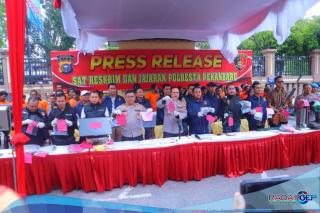 Operasi Ketupat 2023, Polresta Pekanbaru Berhasil Amankan 41 Penjahat